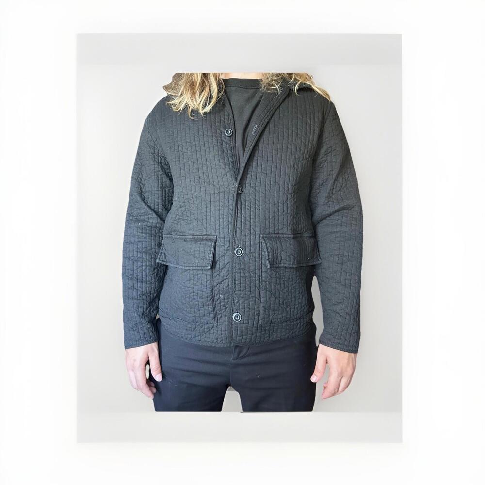 Kith Hayward Quilted Jacket Black Men’s Size L Oversized Fit